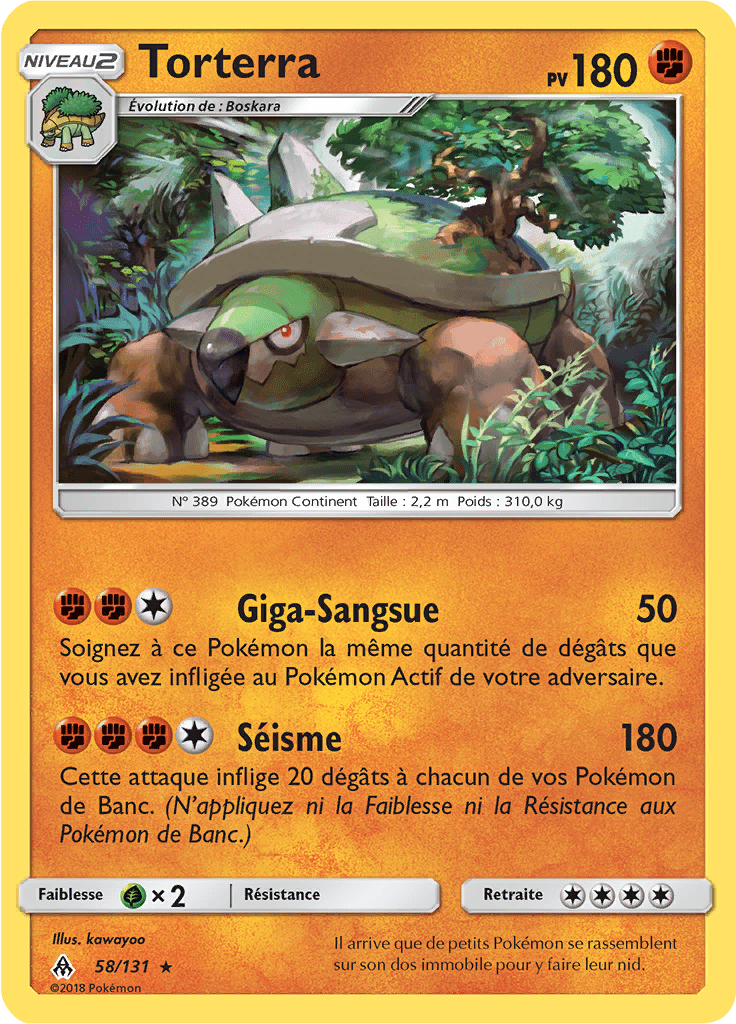 Torterra - SL Lumière Interdite - 058 - Rare