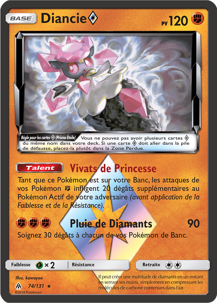 Diancie - SL Lumière Interdite - 074 - Prisme Étoile rare