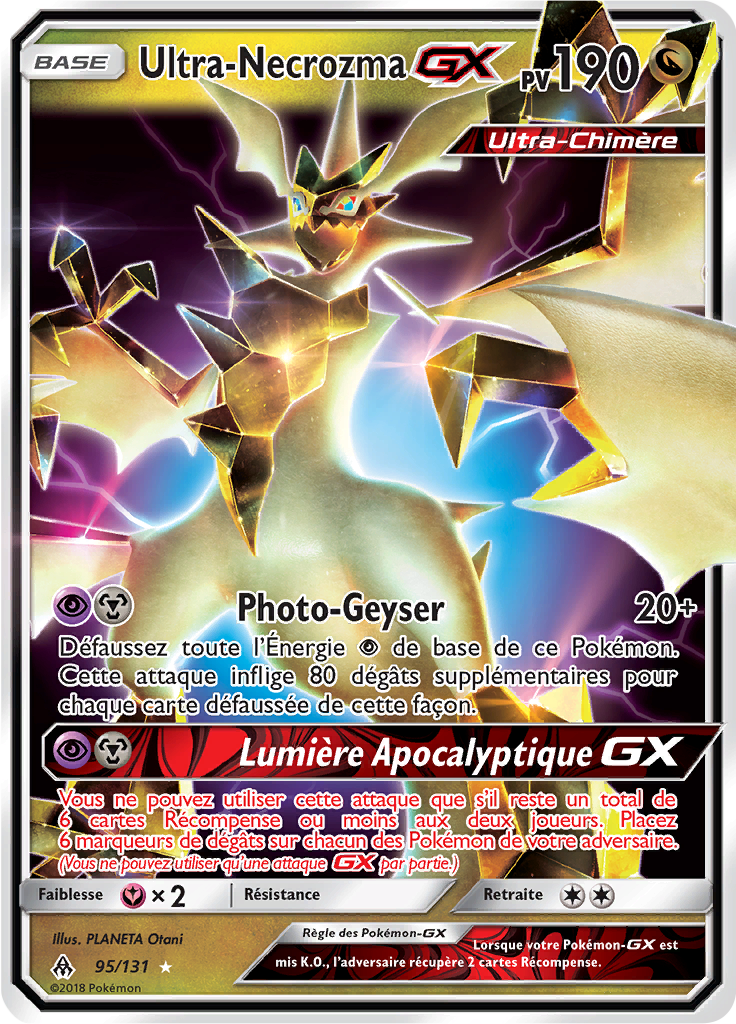 Ultra-Necrozma GX - SL Lumière Interdite - 095 - Holographique rare GX