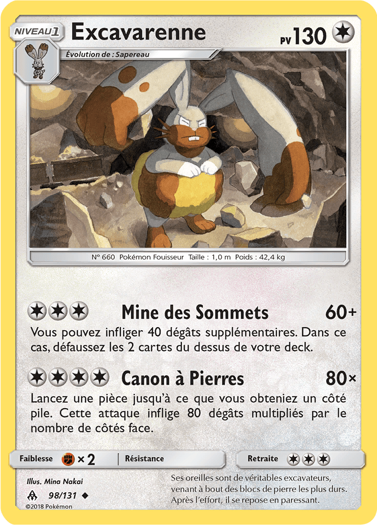 Excavarenne - SL Lumière Interdite - 098 - Peu commune