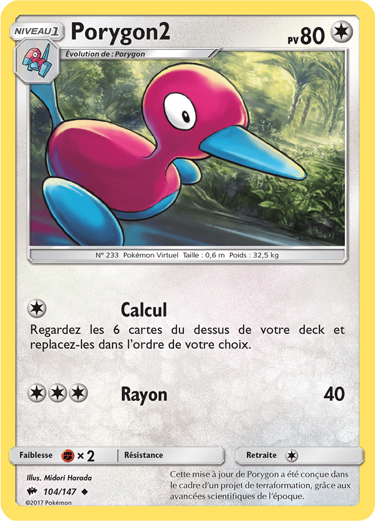 Porygon2 - SL Ombres Ardentes - 104 - Peu commune
