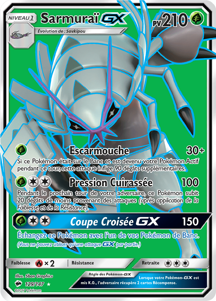 Sarmuraï GX - SL Ombres Ardentes - 129 - GX Full Art