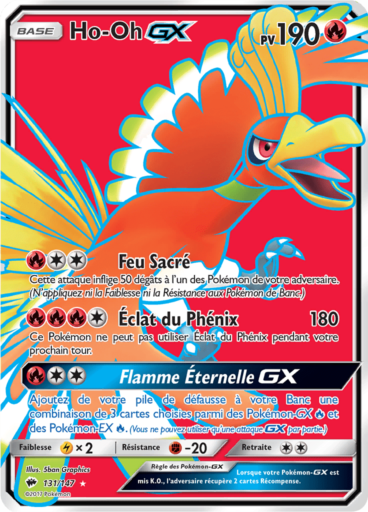 Ho-Oh GX - SL Ombres Ardentes - 131 - GX Full Art