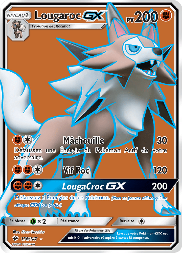 Lougaroc GX - SL Ombres Ardentes - 136 - GX Full Art