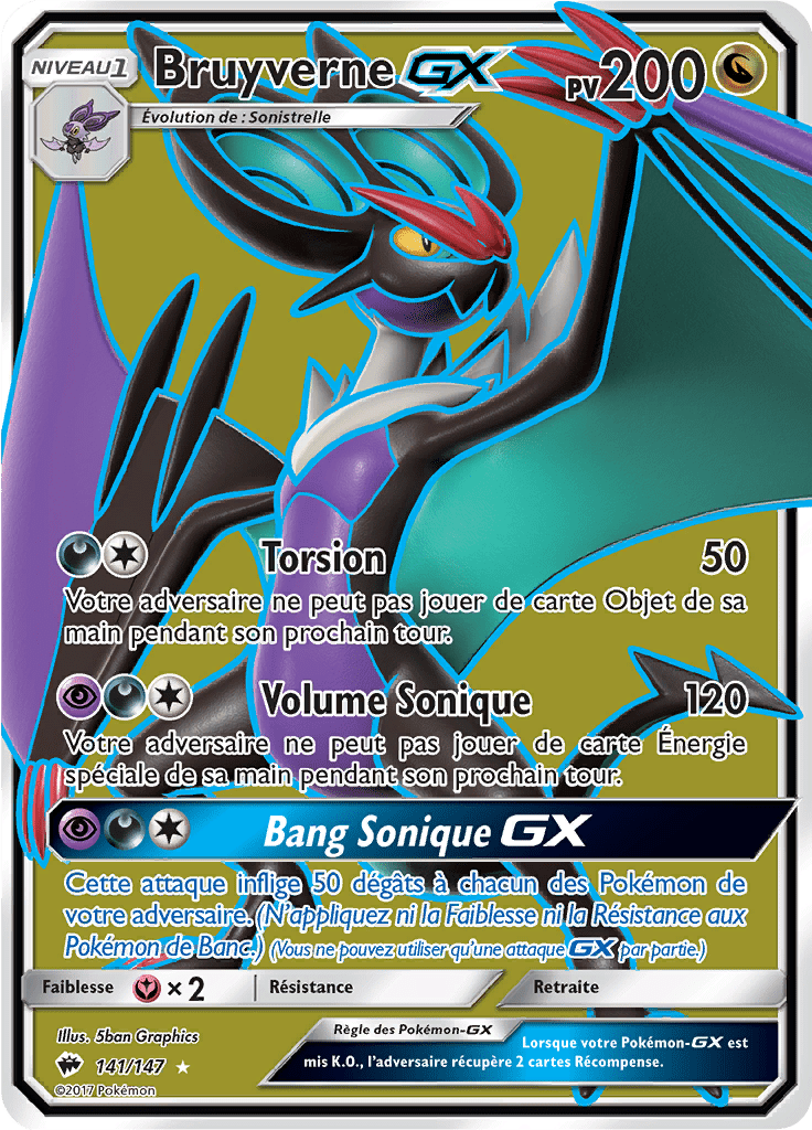 Bruyverne GX - SL Ombres Ardentes - 141 - GX Full Art