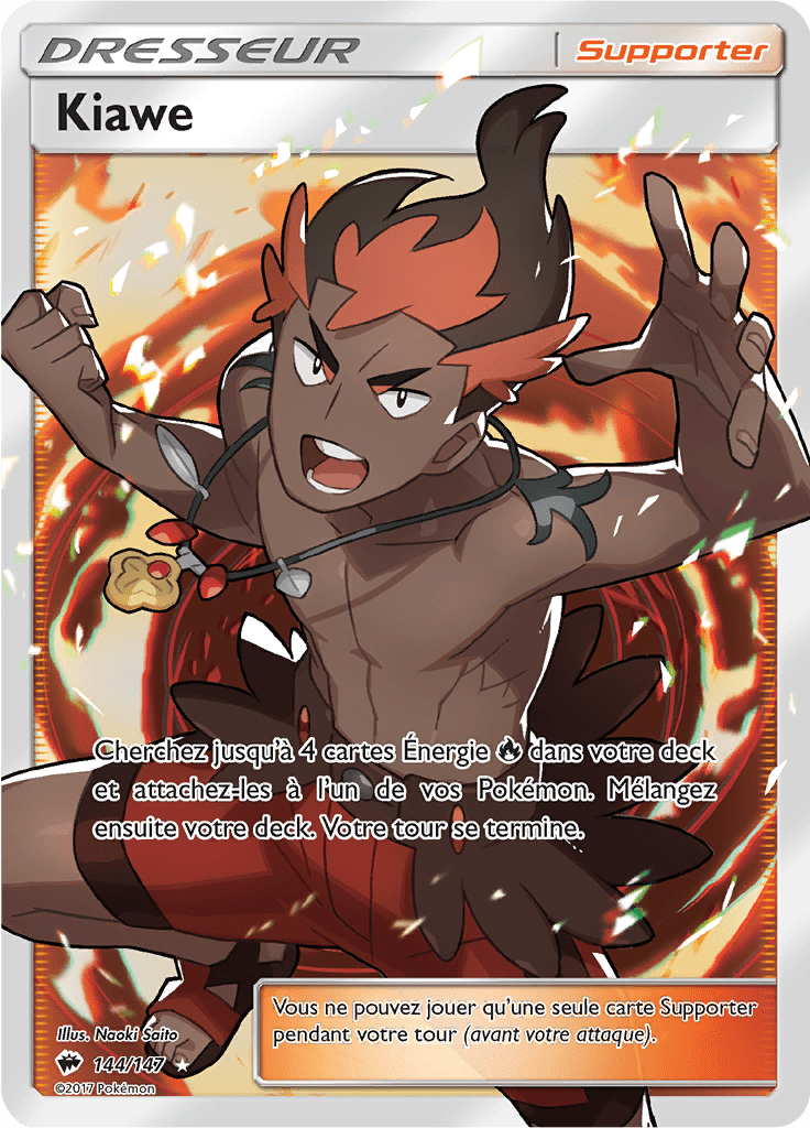 Kiawe - SL Ombres Ardentes - 144 - Trainer Full Art