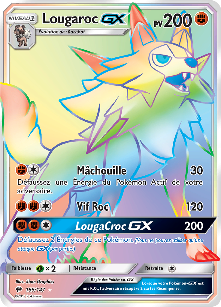 Lougaroc GX - SL Ombres Ardentes - 155 - Arc-en-ciel rare
