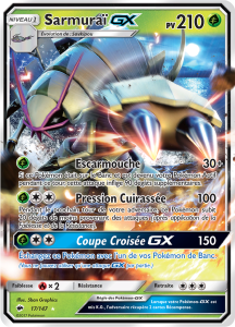 Sarmuraï GX - SL Ombres Ardentes - 017 - Holographique rare GX