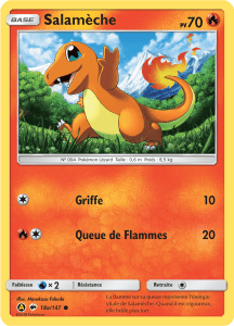 Salamèche - SL Ombres Ardentes - 18a - Carte alternative