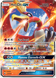 Ho-Oh GX - SL Ombres Ardentes - 021 - Holographique rare GX