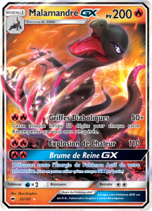 Malamandre GX - SL Ombres Ardentes - 025 - Holographique rare GX