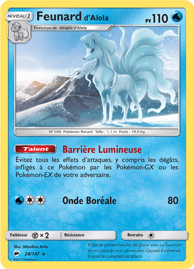 Feunard d'Alola - SL Ombres Ardentes - 028 - Rare