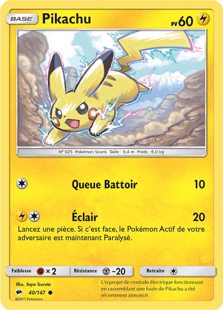 Pikachu - SL Ombres Ardentes - 040 - Commune