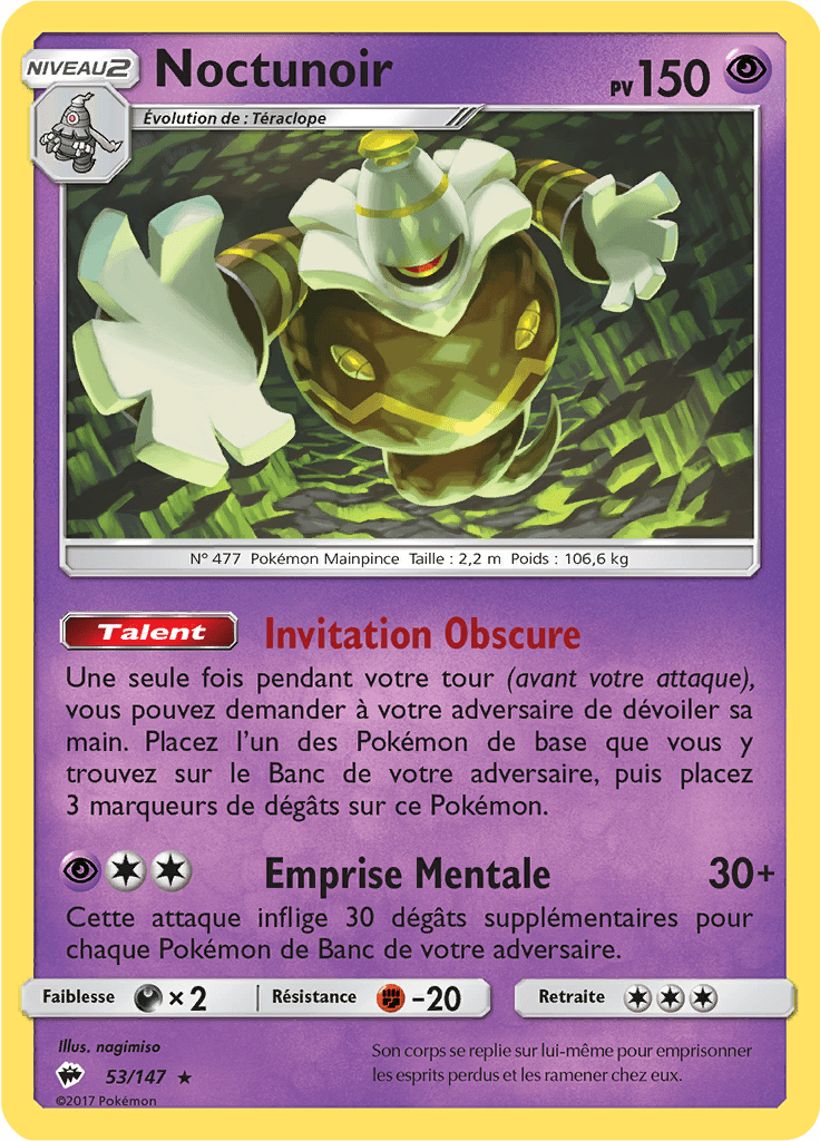 Noctunoir - SL Ombres Ardentes - 053 - Holographique rare