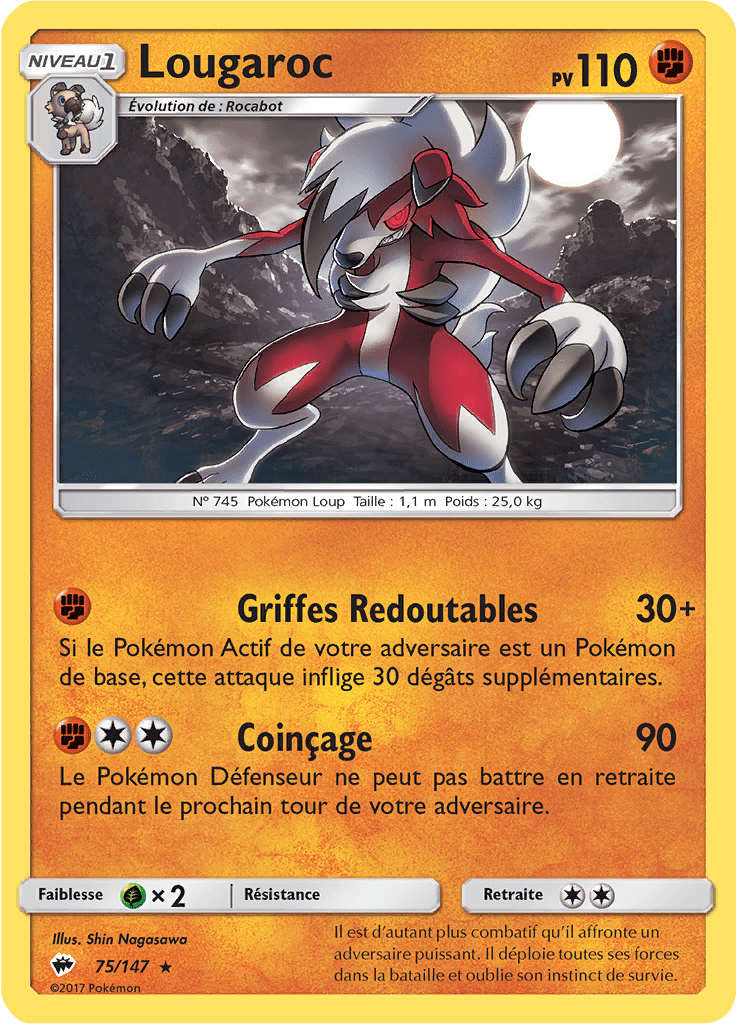 Lougaroc - SL Ombres Ardentes - 075 - Holographique rare