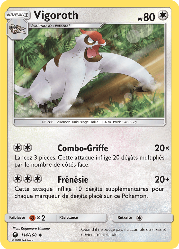 Vigoroth - SL Tempête Céleste - 114 - Peu commune