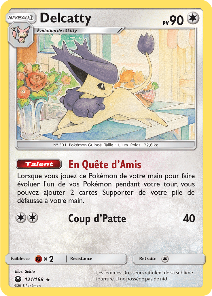 Delcatty - SL Tempête Céleste - 121 - Holographique rare