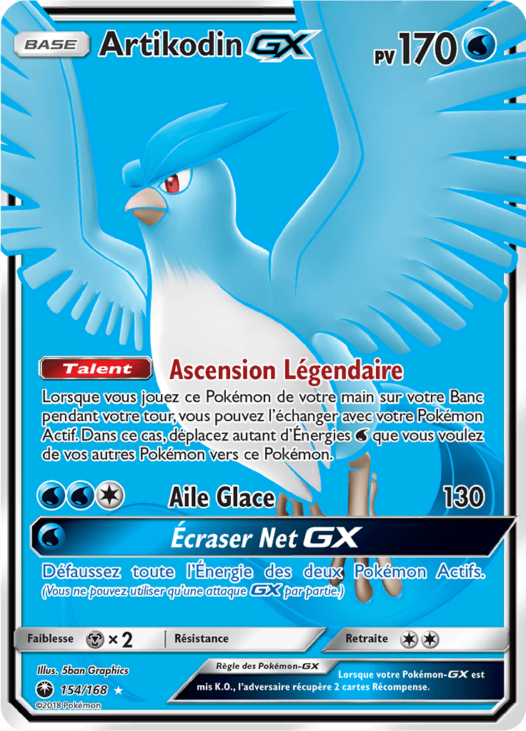 Artikodin GX - SL Tempête Céleste - 154 - GX Full Art