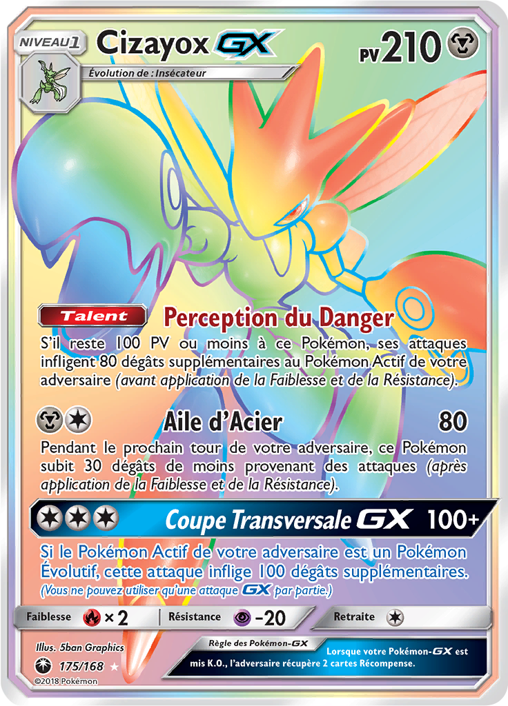 Cizayox GX - SL Tempête Céleste - 175 - Arc-en-ciel rare