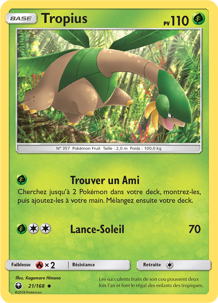 Tropius - SL Tempête Céleste - 021 - Peu commune