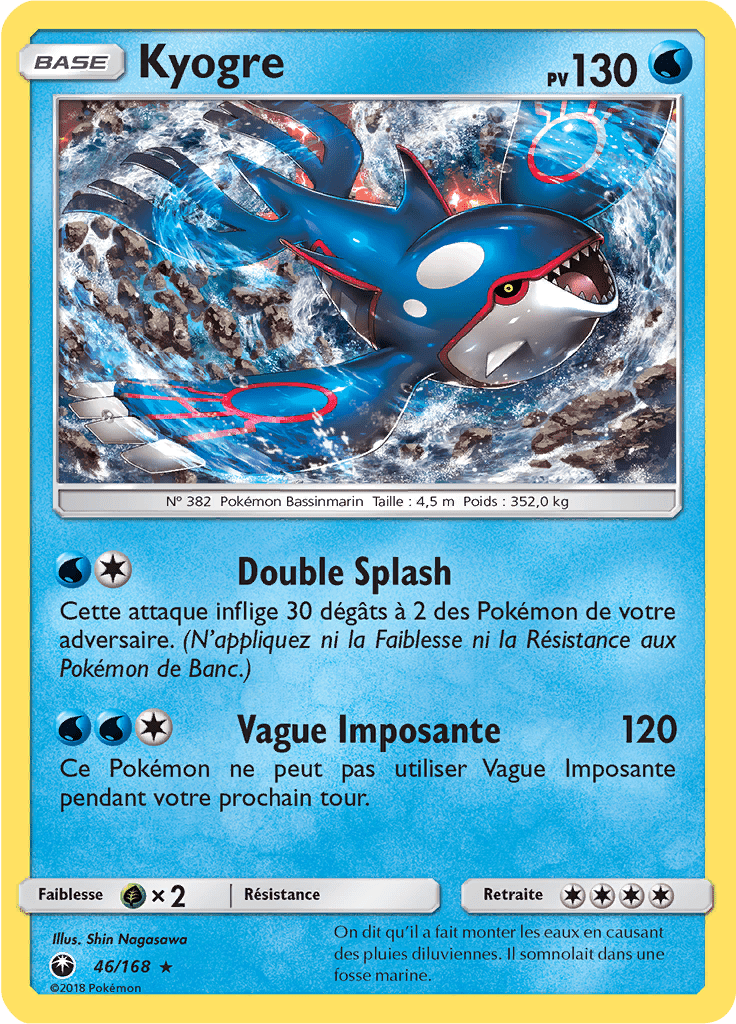 Kyogre - SL Tempête Céleste - 046 - Holographique rare