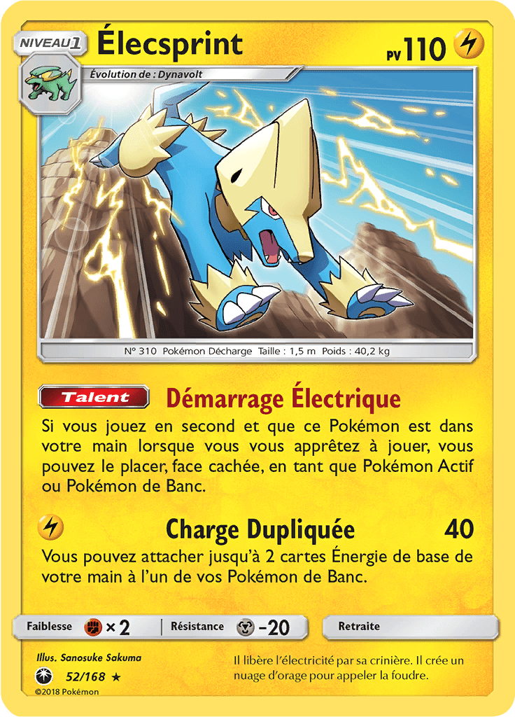 Élecsprint - SL Tempête Céleste - 052 - Rare