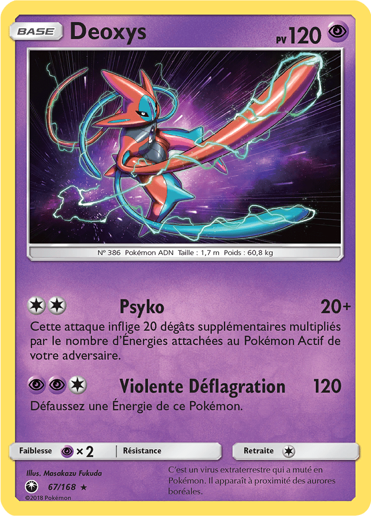Deoxys - SL Tempête Céleste - 067 - Holographique rare