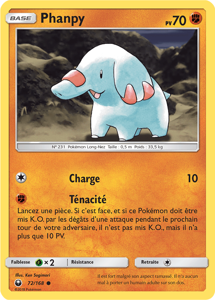 Phanpy - SL Tempête Céleste - 072 - Commune