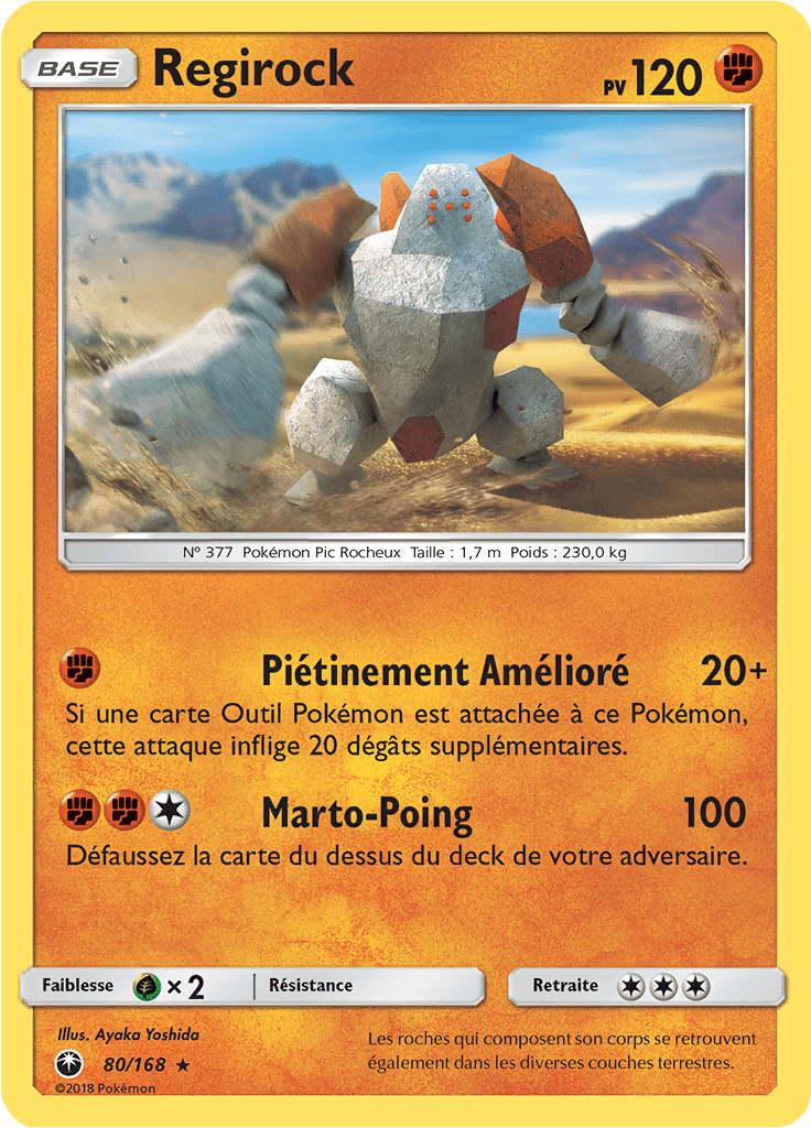 Regirock - SL Tempête Céleste - 080 - Rare