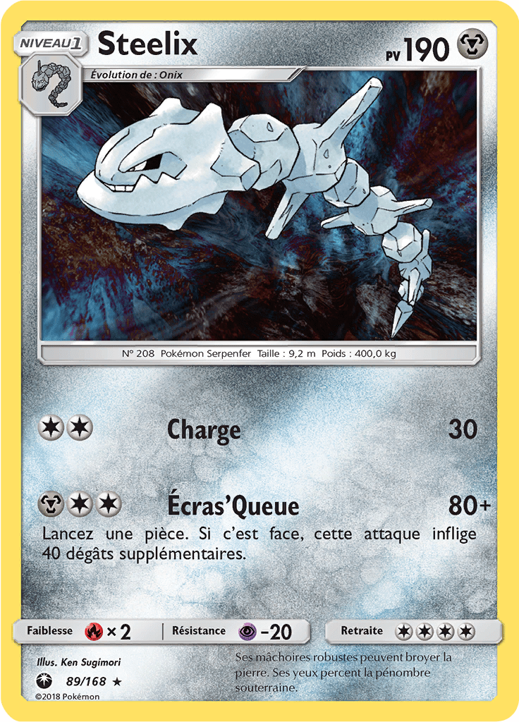 Steelix - SL Tempête Céleste - 089 - Holographique rare