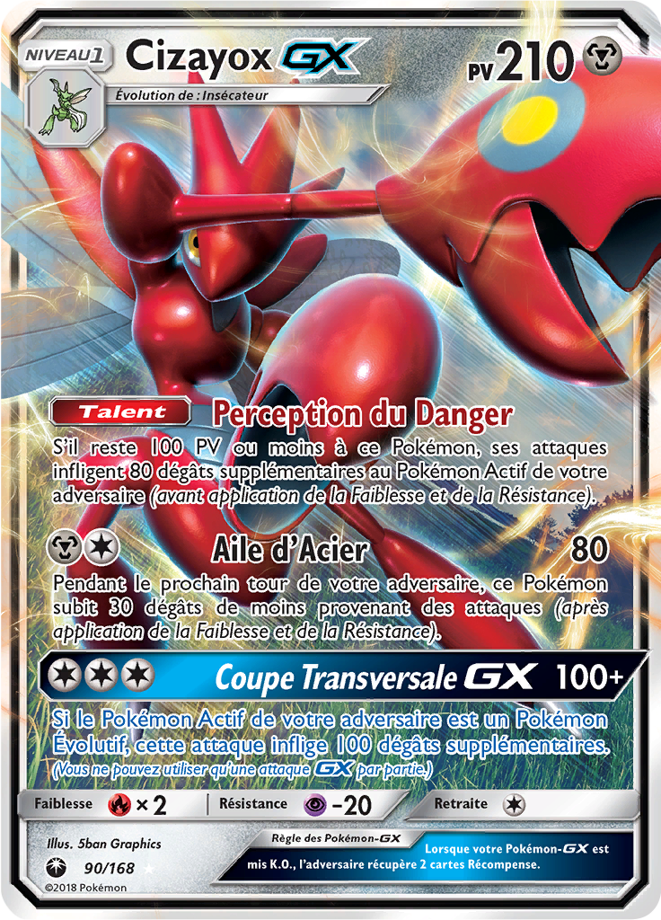 Cizayox GX - SL Tempête Céleste - 090 - Holographique rare GX