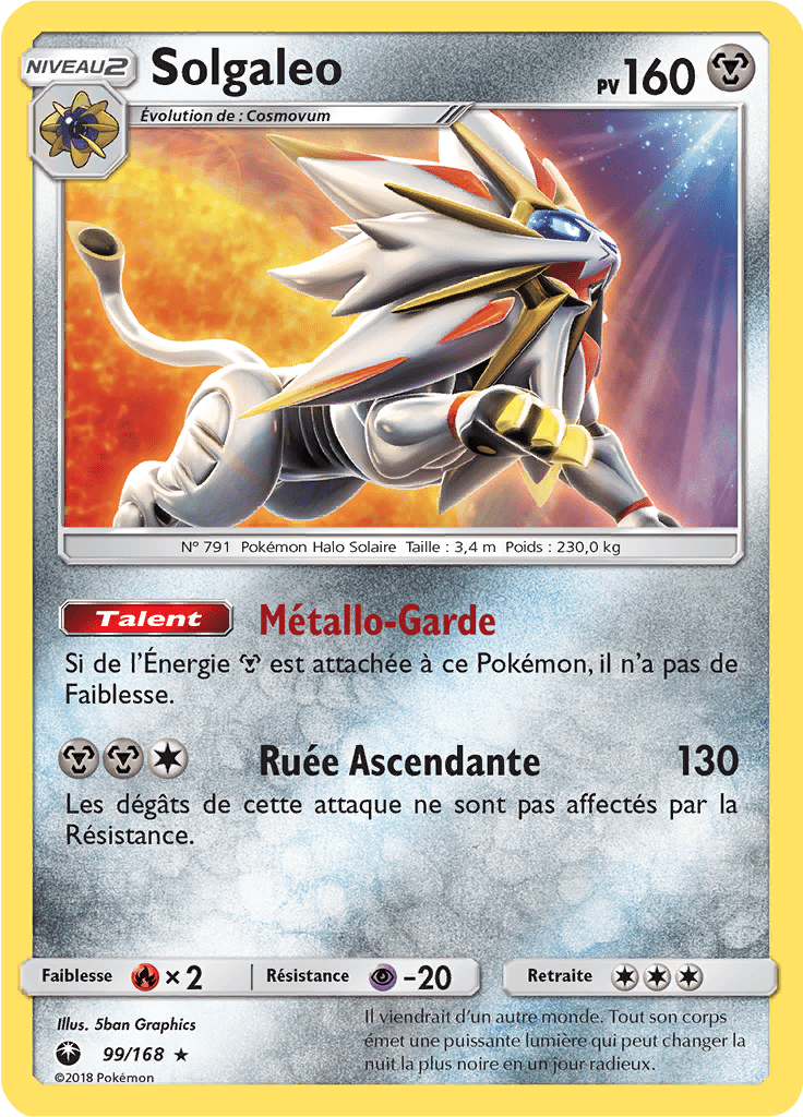 Solgaleo - SL Tempête Céleste - 099 - Holographique rare