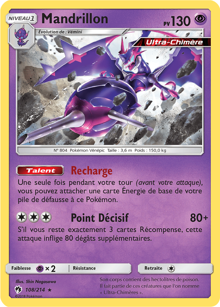 Mandrillon - SL Tonnerre Perdu - 108 - Holographique rare