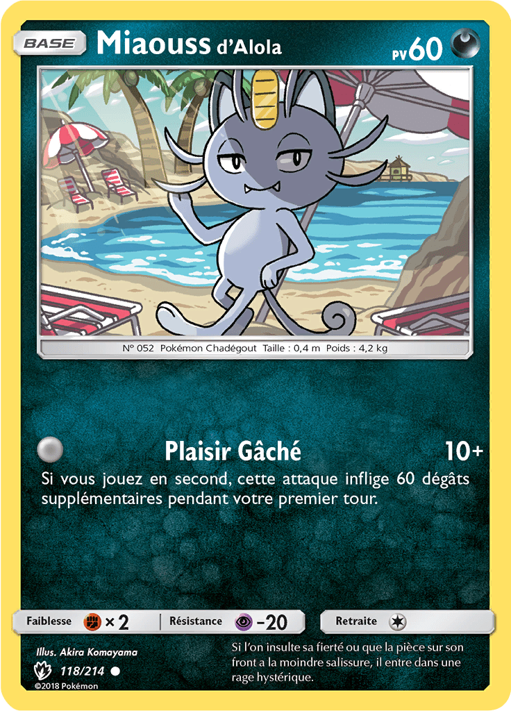 Miaouss d'Alola - SL Tonnerre Perdu - 118 - Commune