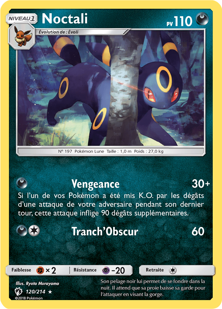 Noctali - SL Tonnerre Perdu - 120 - Rare