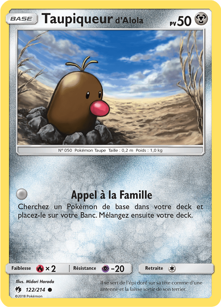 Taupiqueur d'Alola - SL Tonnerre Perdu - 122 - Commune