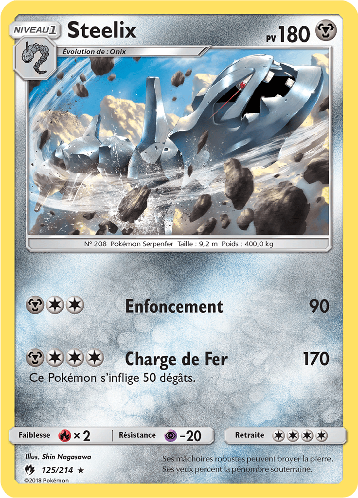 Steelix - SL Tonnerre Perdu - 125 - Rare