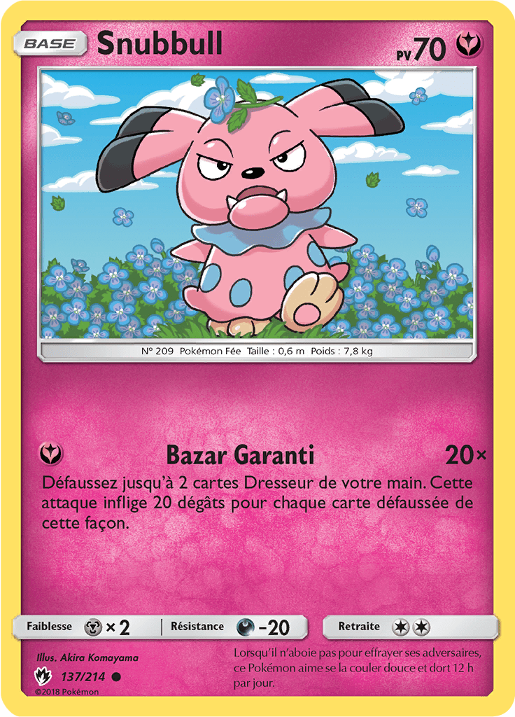 Snubbull - SL Tonnerre Perdu - 137 - Commune