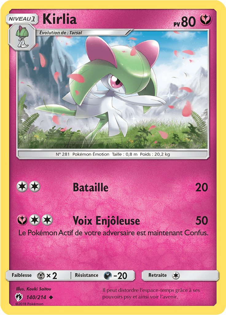 Kirlia - SL Tonnerre Perdu - 140 - Peu commune