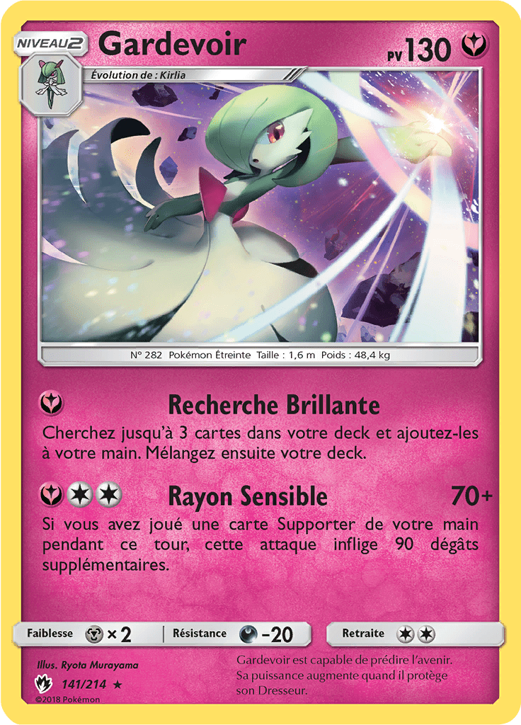 Gardevoir - SL Tonnerre Perdu - 141 - Holographique rare