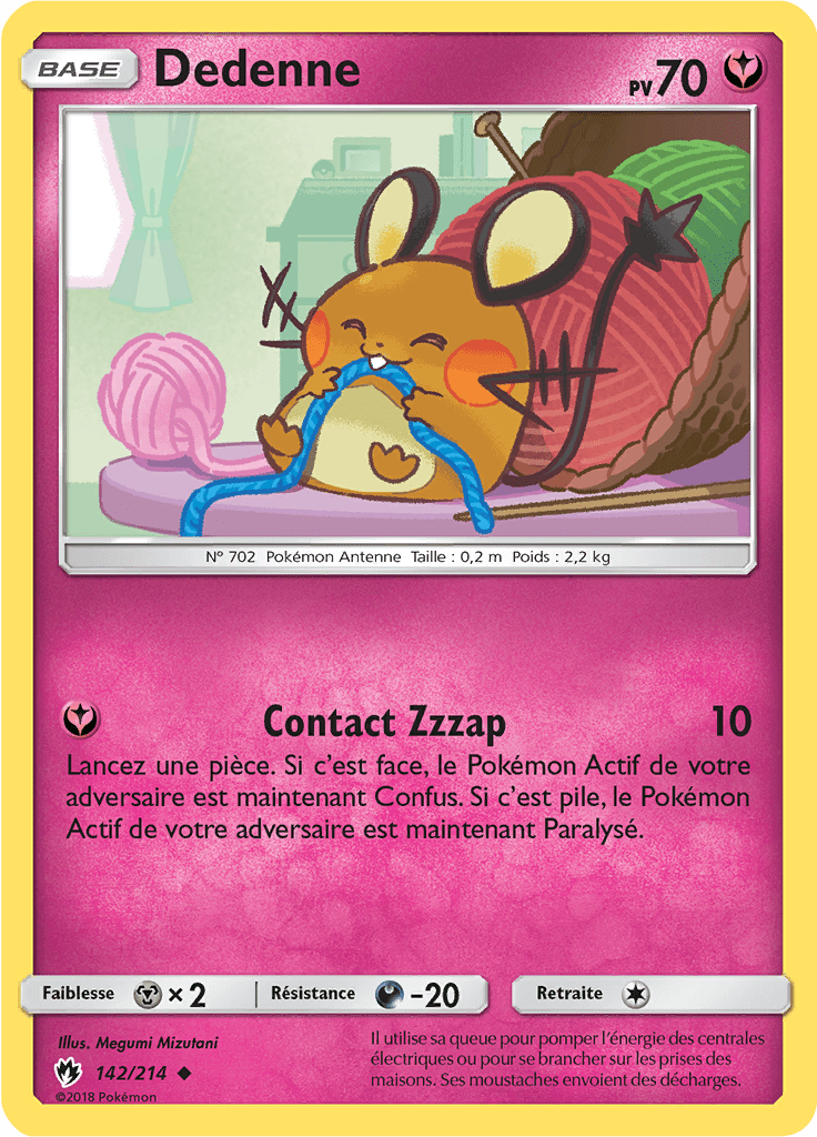 Dedenne - SL Tonnerre Perdu - 142 - Peu commune