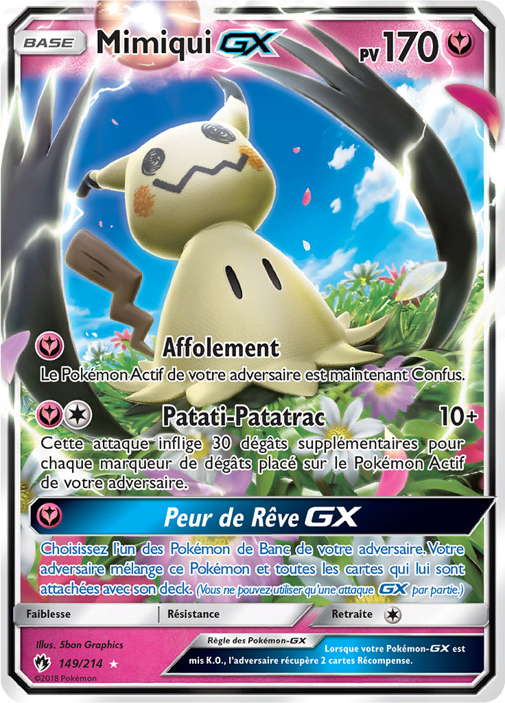 Mimiqui GX - SL Tonnerre Perdu - 149 - Holographique rare GX