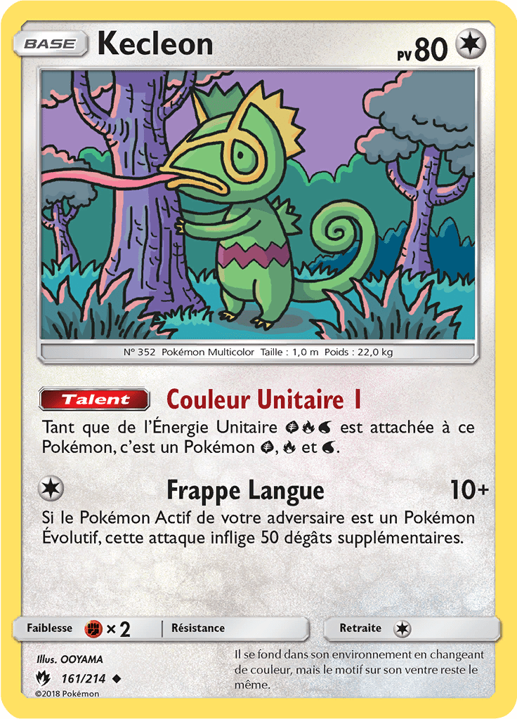 Kecleon - SL Tonnerre Perdu - 161 - Peu commune