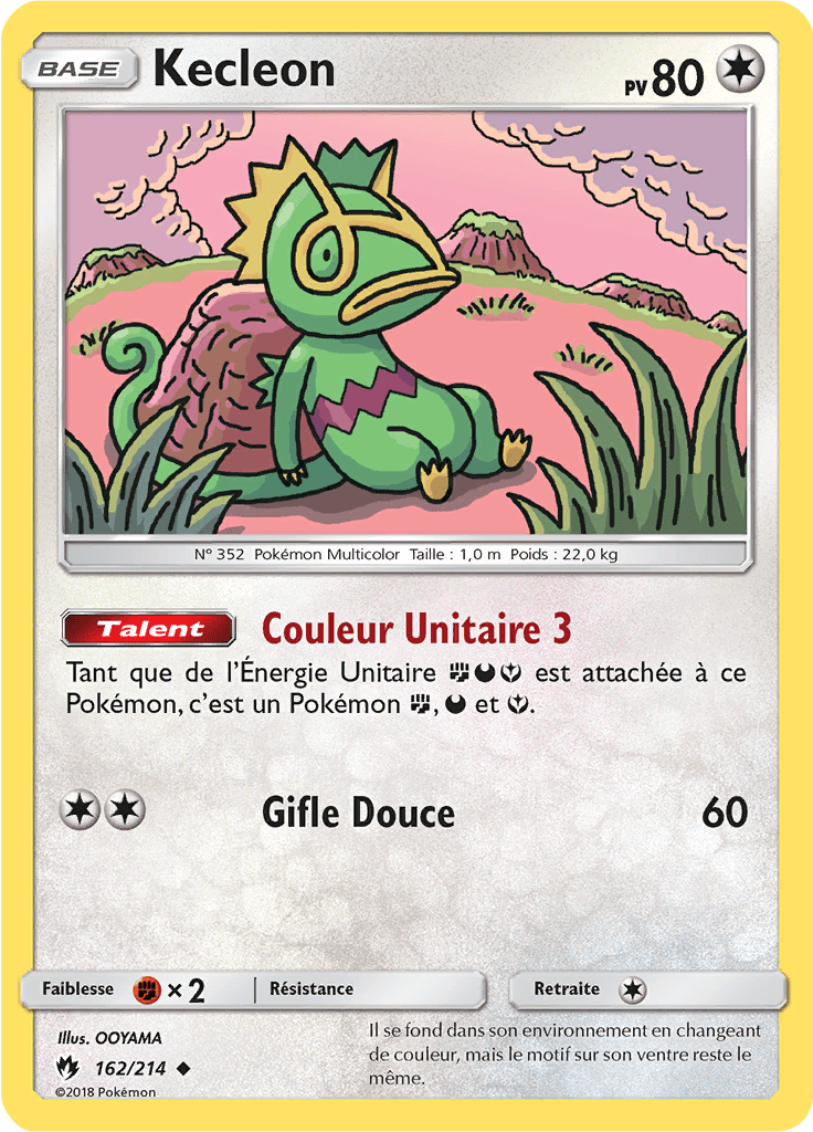 Kecleon - SL Tonnerre Perdu - 162 - Peu commune