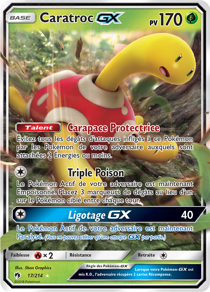 Caratroc GX - SL Tonnerre Perdu - 017 - Holographique rare GX