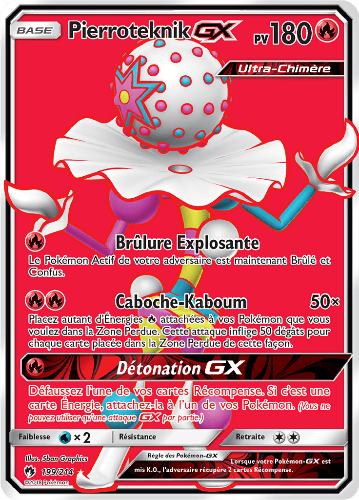 Pierroteknik GX - SL Tonnerre Perdu - 199 - GX Full Art