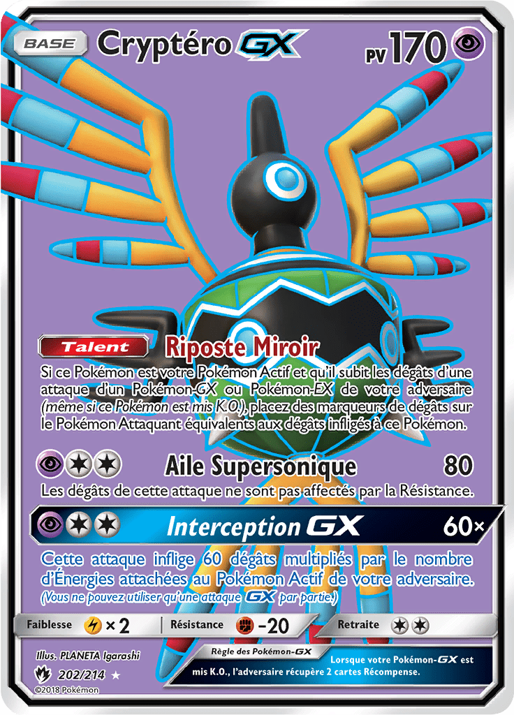 Cryptéro GX - SL Tonnerre Perdu - 202 - GX Full Art