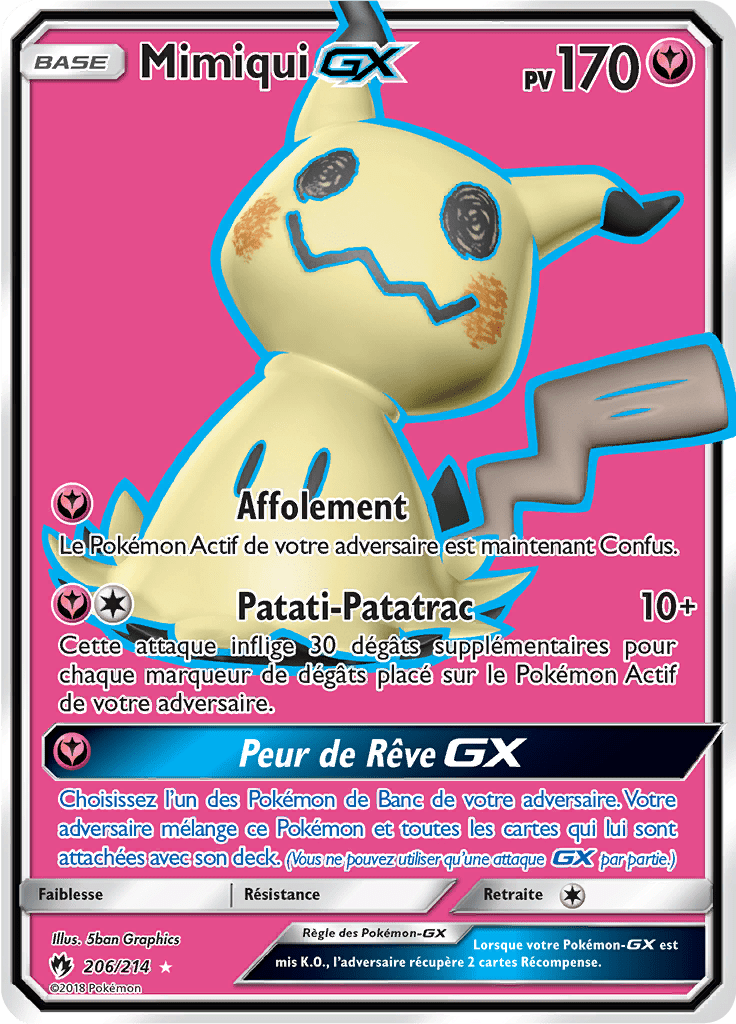 Mimiqui GX - SL Tonnerre Perdu - 206 - GX Full Art