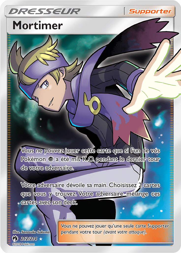 Mortimer - SL Tonnerre Perdu - 212 - Trainer Full Art