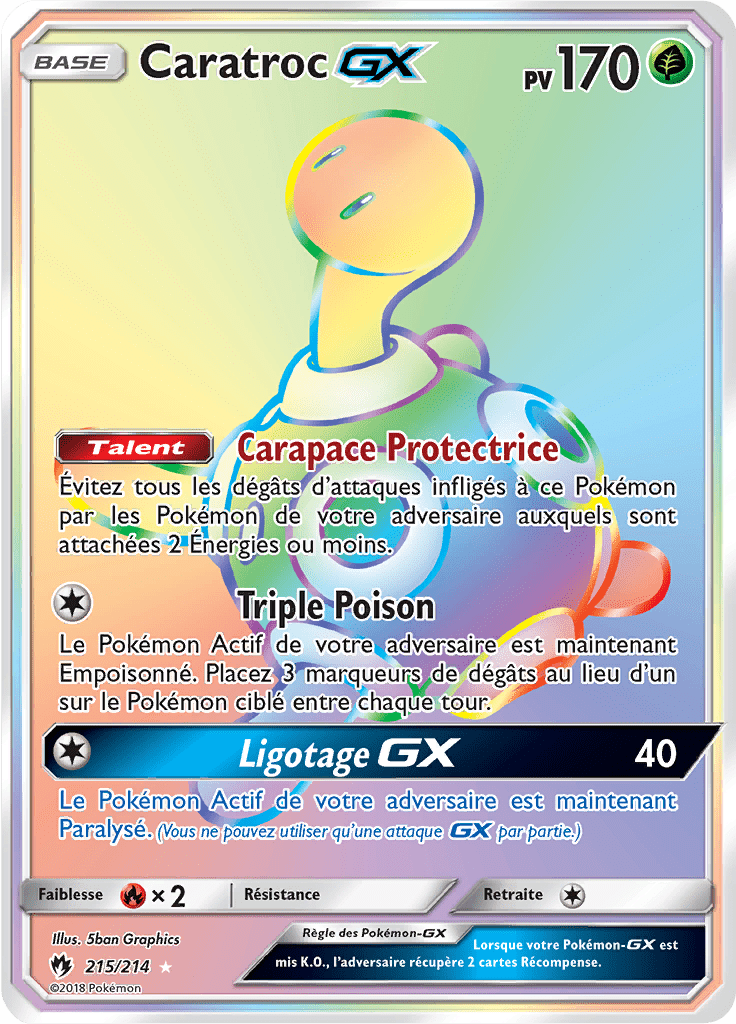 Caratroc GX - SL Tonnerre Perdu - 215 - Arc-en-ciel rare